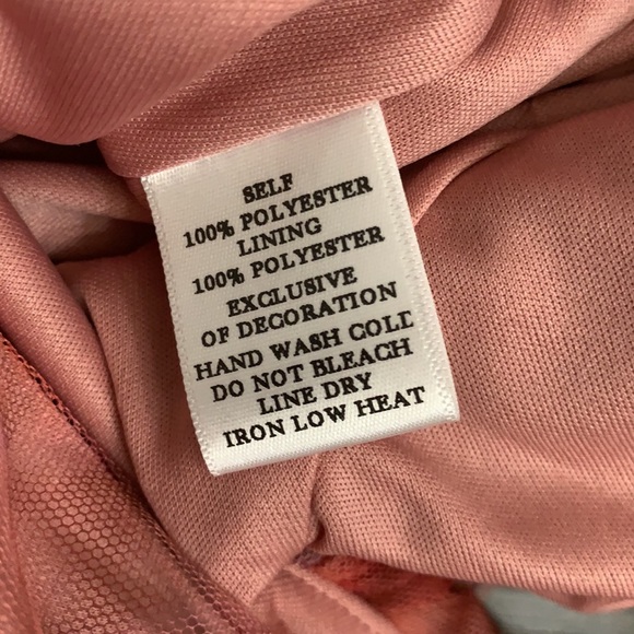 Multicolored pink floral graphic runched tulle bodycon mini dress - Picture 15 of 17